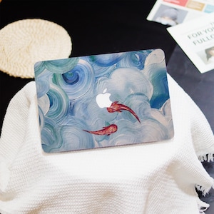 Good Luck Koi Custom MacBook case, MacBook Pro 16/14 2024, MacBook Air 15, MacBook Air13, MacBook Air11, MacBook Pro 13, MacBook Ret 15/13