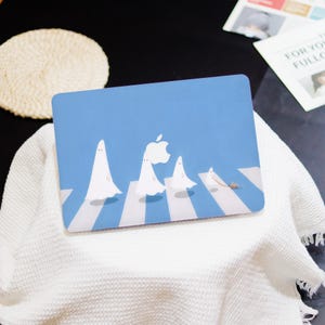 Blue&Ghost Custom MacBook case, MacBook Pro 16/14 2024, MacBook Air 15, MacBook 12, MacBook Air13 Air11, MacBook Pro 13, MacBook Ret 15/13