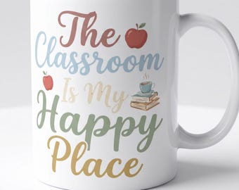 Taza personalizada para profesor/a, regalo personalizado para profesor/a / taza de agradecimiento para profesores/as, taza de café de cerámica.
