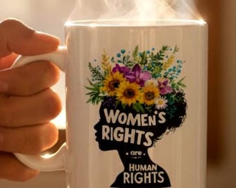 Taza feminista • Taza por los derechos de la mujer • Regalo de empoderamiento • Taza de café por la igualdad • Regalo para activistas • Taza del poder femenino