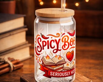 Vaso personalizado para el Club del Libro Picante • Taza personalizada para amantes de los libros con pajita • Regalo para lectores obscenos • Vaso para lectores de romance BookTok