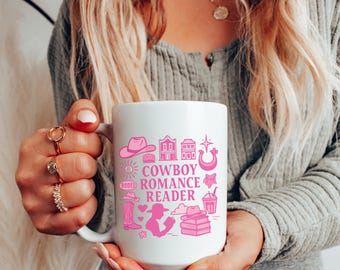 Cowboy Romantik Leserbecher · Romantik Buch-Liebhaber Geschenk · Western Romantik Becher · Cowgirl Leser Geschenk · Booktok Romantik Geschenk