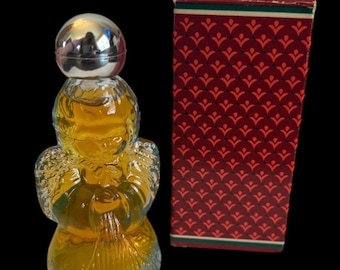 vintage 1981 Avon Heavenly Angel Timeless Ultra Cologne carafe à carafe 0,5 oz liq. Nouveau