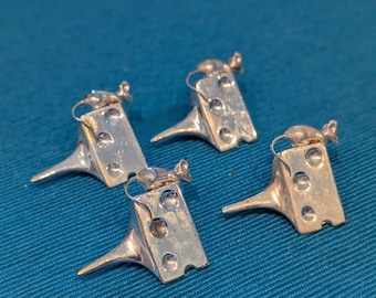 Set aus 4 Vintage französischen 'Silea' Mäuse-Markern