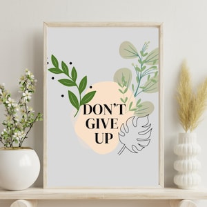 Wall decoration poster positive affirmation self-love and encouragement _ pdf to download and print