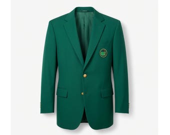 Herren Grüne Blazer-Jacke | Klassischer Golfschläger-Stil
