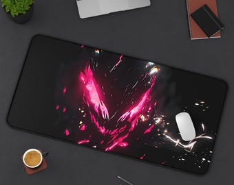Phonk Desk Mat - Music Gaming Pad, Aesthetic PC Mat, Vaporwave Desk Mat, Non-Slip, Durable, Gamer Gift, Music Art