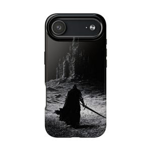 Dark Gothic Knight Phone Case | Sword Warrior Art | Dark Fantasy Cover | Glossy Epic Design | Strong Protection | Wireless Friendly image 13