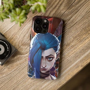 Jinx iPhone Case | Arcane Phone Cover | League of Legends Case | LoL Case | Gamer Gift | Protective Case | Jinx Fan Gift