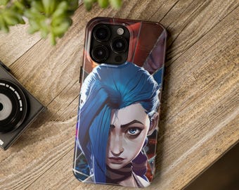 Jinx iPhone Case - Arcane Phone Cover, League of Legends Case, LoL Case, Gamer Gift, Protective Case, Jinx Fan Gift