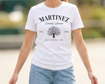 Custom Family Reunion Shirt | Personalized Family Tree Tee | Matching Reunion Gift | Tree of Life Family Trip Shirt