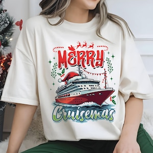 Merry Cruisemas 2025 Shirt For Family, Christmas Cruise Shirt, Matching Christmas Cruise Group Tees, Cruse Squad, Christmas Cruise Crew