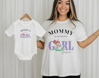 Little Mermaid Birthday Family Shirts – Ariel Birthday Trip Tee