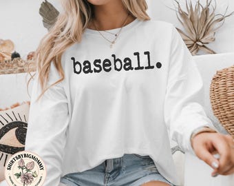 Baseball Sweatshirt For Family, Baseball Game Day Sweatshirt, Baseball Game Day Sweatshirt Women, Sports Mom Sweatshirt, Gameday Sweatshirt