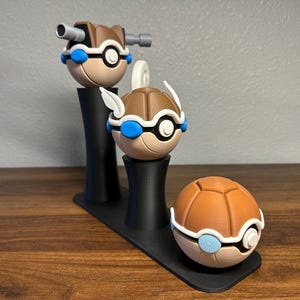 3-Tier Poké Ball Display Stand | Custom color Options! (Stand only)