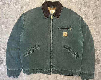 Vintage 1990s Distressed Carhartt Detroit Jacket / Vintage  