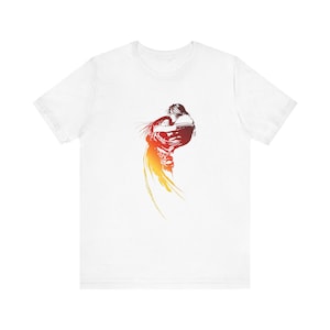 Final Fantasy VIII - Rinoa and Squall! FFVIII Premium Unisex T-shirt | Key Art | Gifts for Him, Her, Game Collectors and Final Fantasy Fans