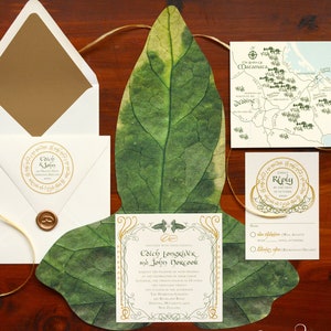 Tolkien Invitation Suite - SAMPLE ONLY - Price is not full order per unit cost
