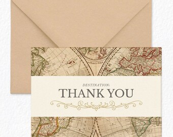 Wanderlust - Thank You Cards