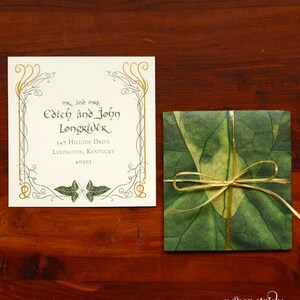 Tolkien Invitation Suite SAMPLE ONLY Price is not full order per unit cost image 3