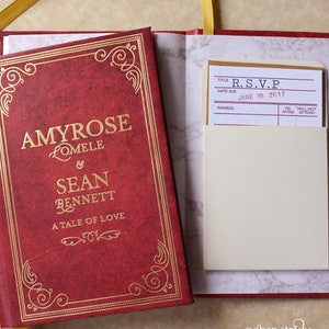 Fable - Storybook Wedding Invitation - SAMPLE ONLY (Price is not full order per unit price, see description) image 5