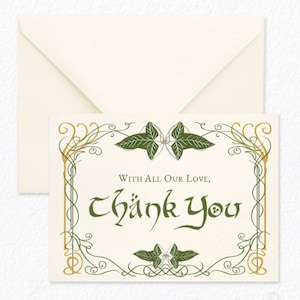 Tolkien - Thank You Cards