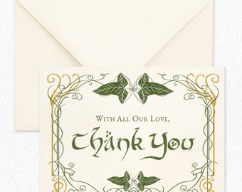 Tolkien - Thank You Cards