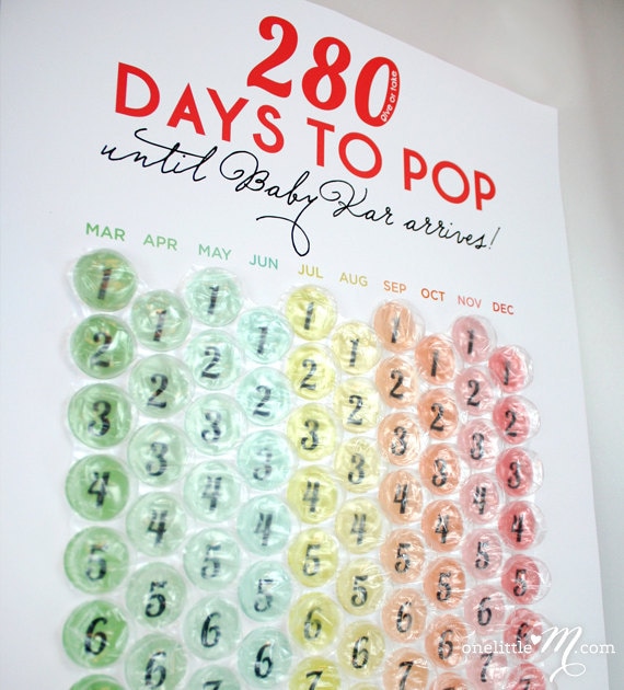 ready to pop pregnancy countdown calendar etsy baby calendar countdown