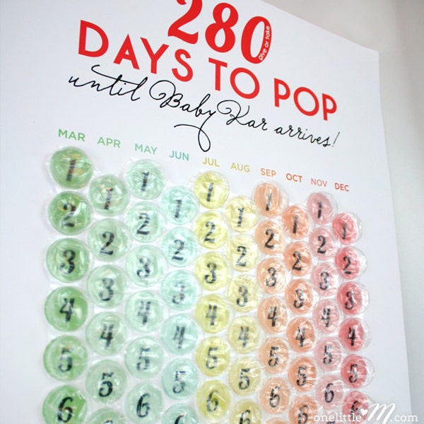 Ready to POP - Pregnancy Countdown Calendar