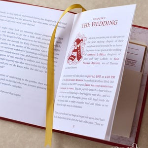 Fable - Storybook Wedding Invitation - SAMPLE ONLY (Price is not full order per unit price, see description) image 4