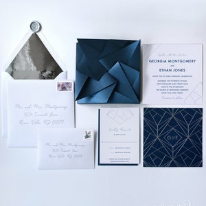 Hayami - Tato Origami Invitation Suite - SAMPLE ONLY - Preis ist nicht vollständig bestellen pro Stückkosten