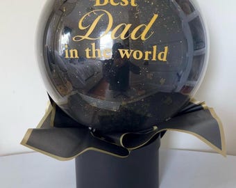 Custom Balloon Gift Box: Father's Day, Dad Birthday