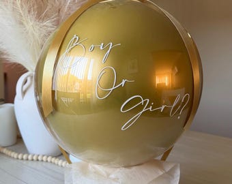 Customizable Gender Reveal Confetti Balloon