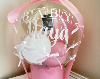 Pregnancy Announcement| Baby shower decorations | ultrasound bobo balloon | pregnancy reveal
