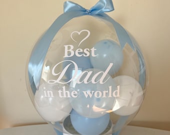 Custom Balloon Gift for Dad, Birthday, Father’s Day