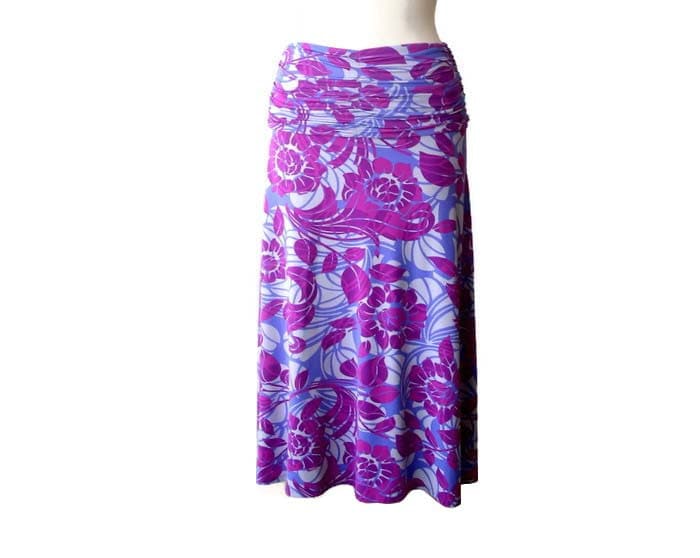 Long Plus Size Skirt Wide Waist Skirt A Line Pleated Skirt - Etsy