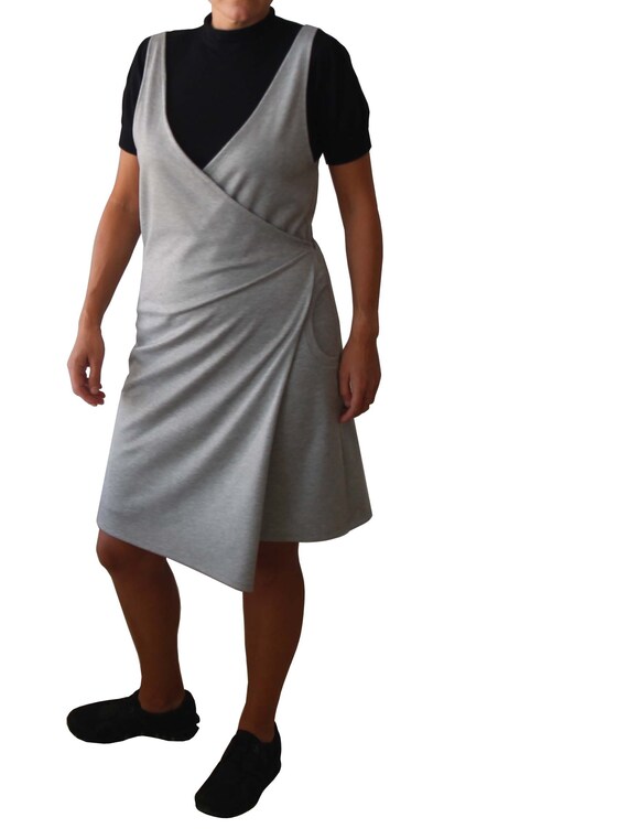 wrap around cocktail dress