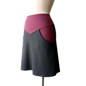 Pocket skirt, Plus size skirt, Plus size clothing, Custom skirt with pockets image 6