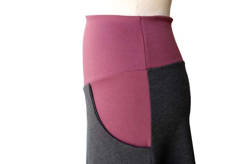 Pocket skirt, Plus size skirt, Plus size clothing, Custom skirt with pockets image 8