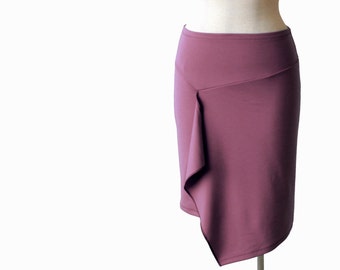 Pencil skirt, Wrap skirt, Knee length skirt, Custom skirt,Spring skirt, Winter skirt, Womens clothing, Plus size clothing, Plus size skirt,