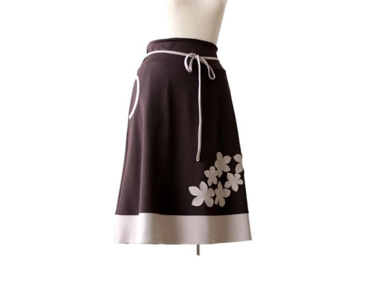 Brown Skirt Winter Skirt Aline Skirt Womens Clothing Plus Etsy