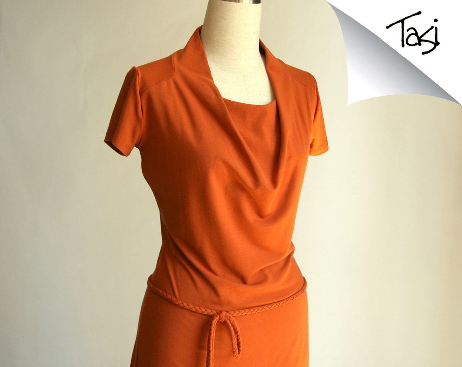 Dress zen Elegant Handmade Dress, Simple and Romantic Dress for Spring