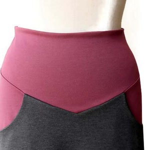 Pocket skirt, Plus size skirt, Plus size clothing, Custom skirt with pockets image 3
