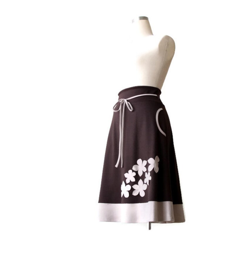 Brown Skirt Winter Skirt Aline Skirt Womens Clothing Plus Etsy