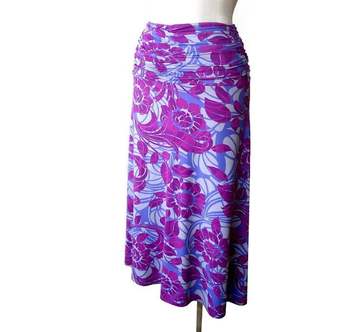 Long Plus Size Skirt Wide Waist Skirt A Line Pleated Skirt - Etsy