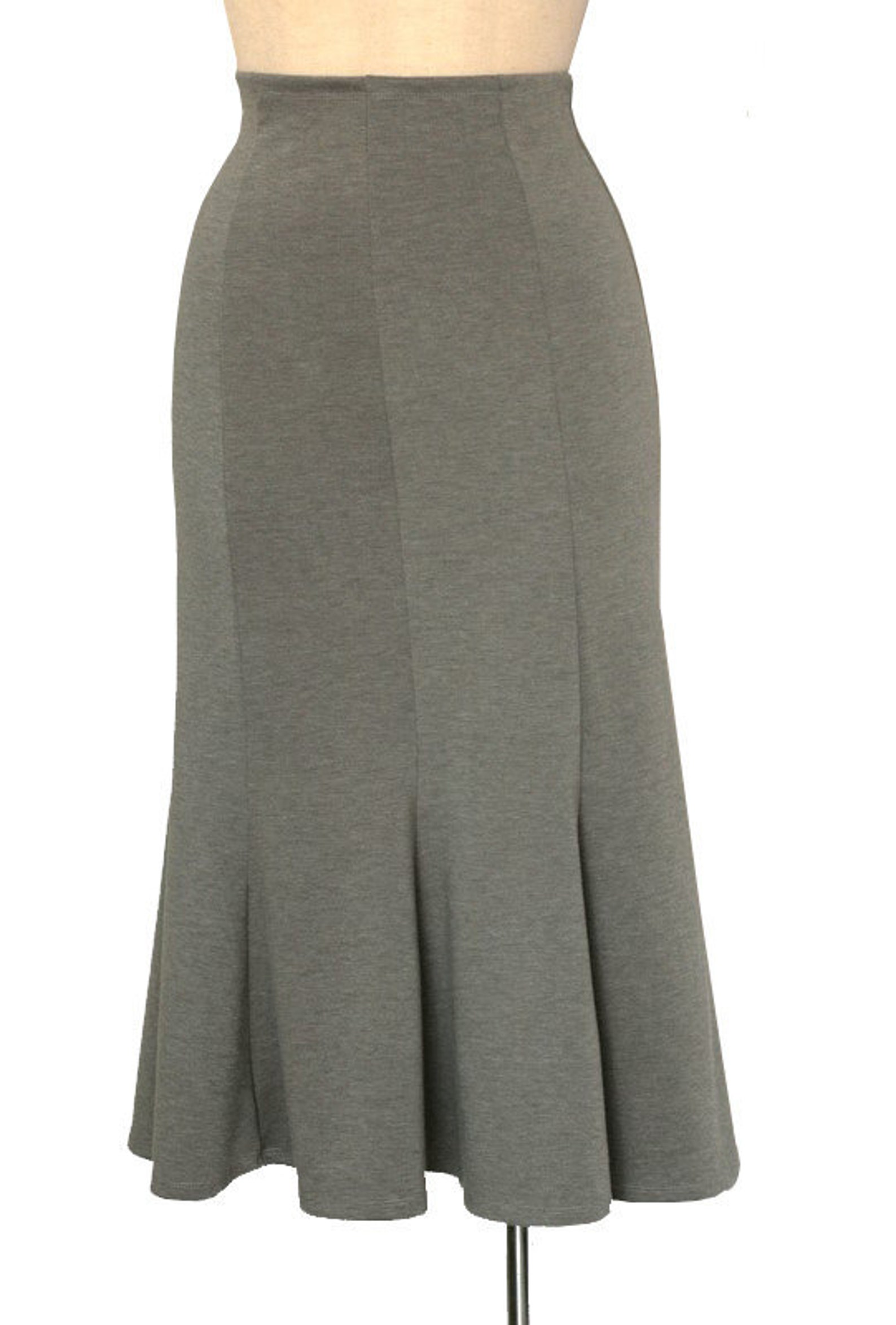 Jersey skirt grey Clearance