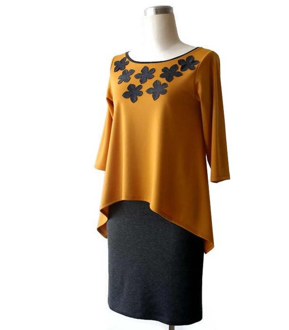 mustard regular and plus size clothing