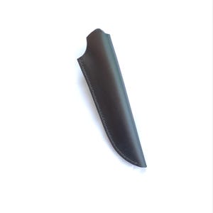 Sheath, Handmade Leather Sheath, Black Sheath, Vertical Sheath for Knife