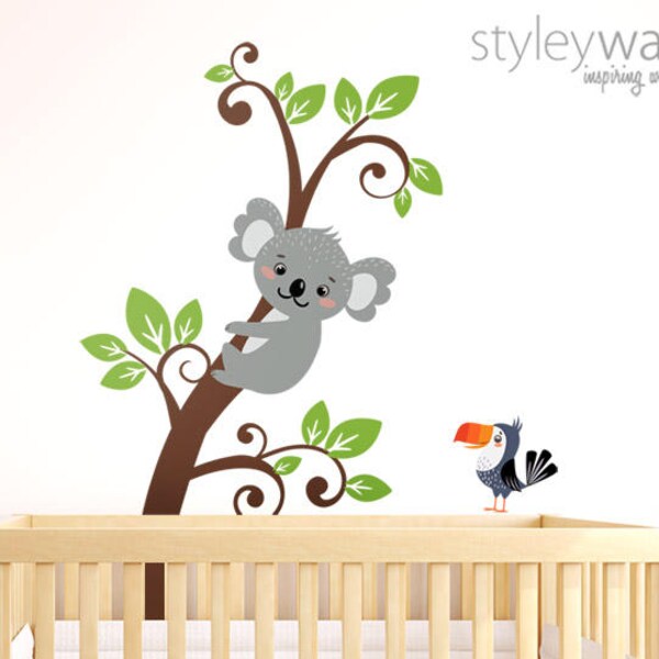 Wall Decal Koala Etsy