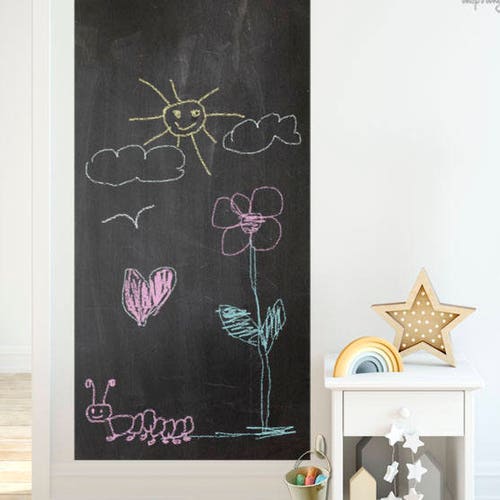 Chalk Board Wall Decal Chalkboard Wall Decal for Kids Etsy